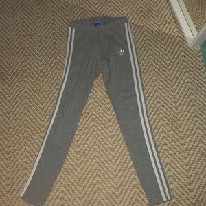 Gray adidas leggings